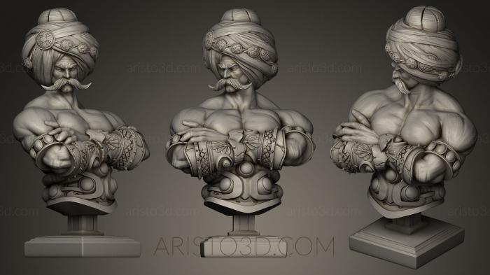 Busts of heroes and monsters (BUSTH_0104) 3D model for CNC machine